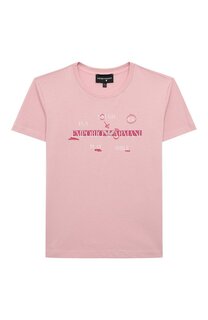 Хлопковая футболка Emporio Armani