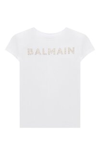 Хлопковая футболка Balmain