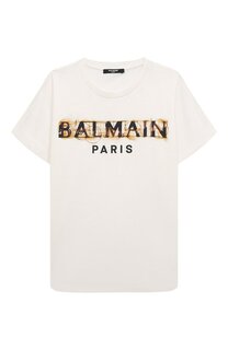 Хлопковая футболка Balmain