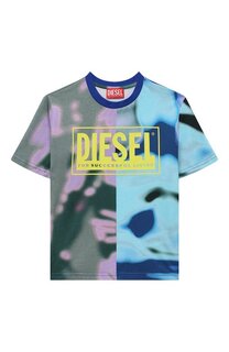 Хлопковая футболка Diesel