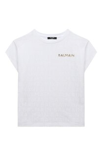 Хлопковая футболка Balmain