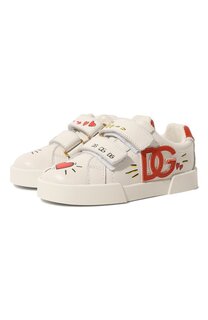 Кожаные кеды Dolce & Gabbana