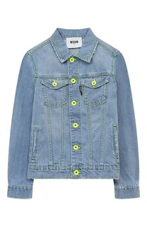 Джинсовая куртка MSGM kids