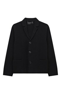 Хлопковый пиджак Emporio Armani