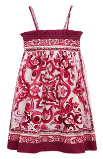 Хлопковый сарафан Dolce & Gabbana