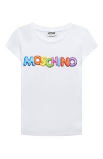 Хлопковая футболка Moschino