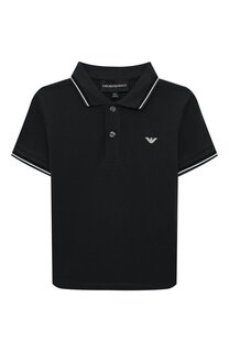 Хлопковое поло Emporio Armani