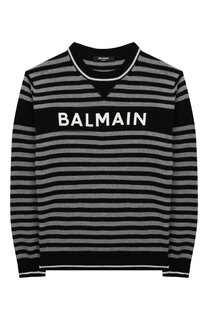 Шерстяной пуловер Balmain