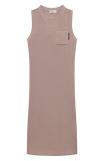 Хлопковое платье Brunello Cucinelli
