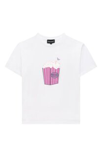 Хлопковая футболка Emporio Armani