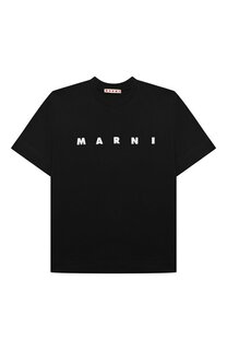 Хлопковая футболка Marni