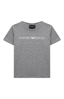 Хлопковая футболка Emporio Armani