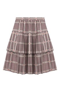 Юбка из смеси шерсти и вискозы Gucci