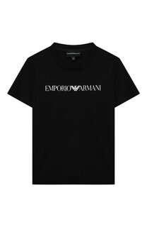 Хлопковая футболка Emporio Armani