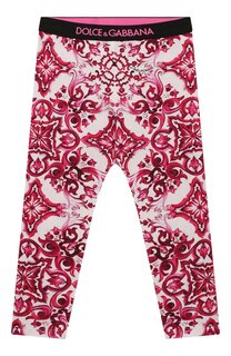 Хлопковые легинсы Dolce & Gabbana