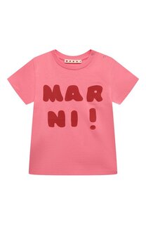 Хлопковая футболка Marni