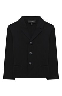 Хлопковый пиджак Emporio Armani