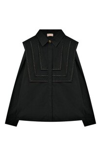 Хлопковая блузка Elisabetta Franchi La Mia Bambina