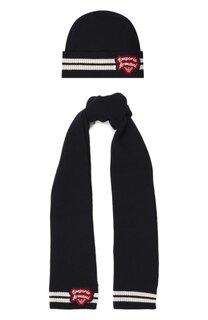 Комплект из шарфа и шапки Emporio Armani