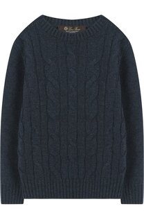 Кашемировый пуловер фактурной вязки Loro Piana