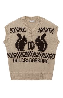 Шерстяной жилет Dolce & Gabbana