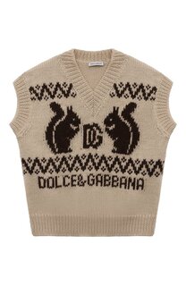 Шерстяной жилет Dolce & Gabbana