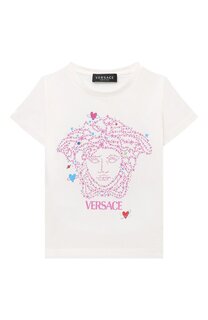 Хлопковая футболка Versace