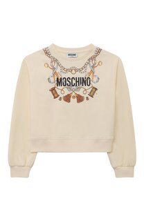 Хлопковый свитшот Moschino