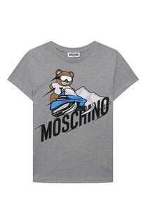 Хлопковая футболка Moschino