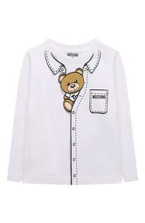 Хлопковый лонгслив Moschino