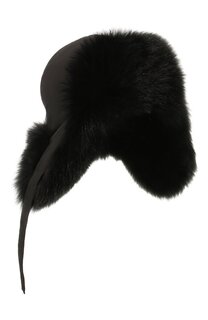 Пуховая шапка-ушанка Yves Salomon Enfant