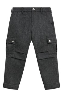 Утепленные брюки из шерсти Brunello Cucinelli