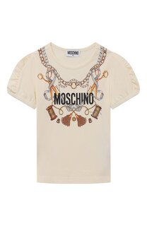 Хлопковая футболка Moschino