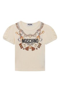 Хлопковая футболка Moschino