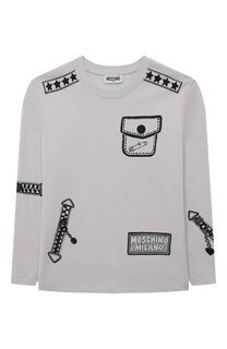 Хлопковый лонгслив Moschino