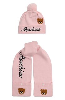 Комплект из шапки и шарфа Moschino