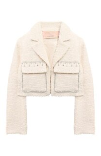 Твидовый жакет Elisabetta Franchi La Mia Bambina