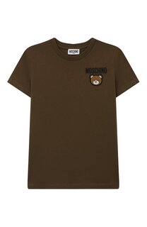 Хлопковая футболка Moschino