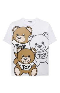 Хлопковая футболка Moschino