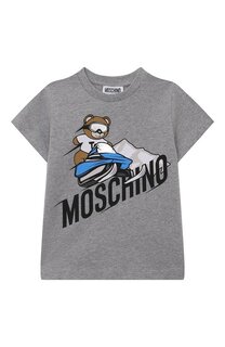 Хлопковая футболка Moschino