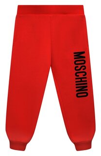 Хлопковые джоггеры Moschino