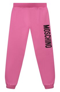 Хлопковые джоггеры Moschino