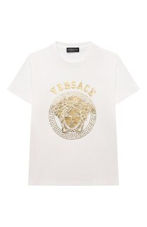 Хлопковая футболка Versace