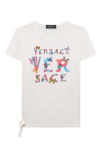 Хлопковая футболка Versace