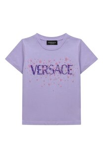 Хлопковая футболка Versace