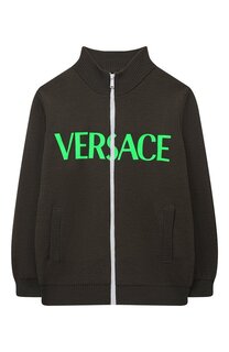 Шерстяной кардиган Versace