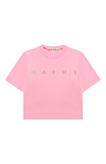 Хлопковая футболка Marni