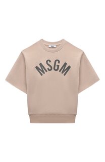 Хлопковый свитшот MSGM kids