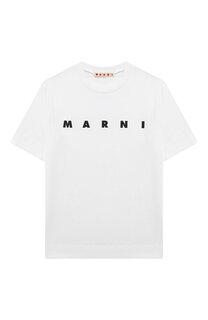 Хлопковая футболка Marni