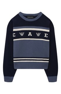 Хлопковый свитер Emporio Armani